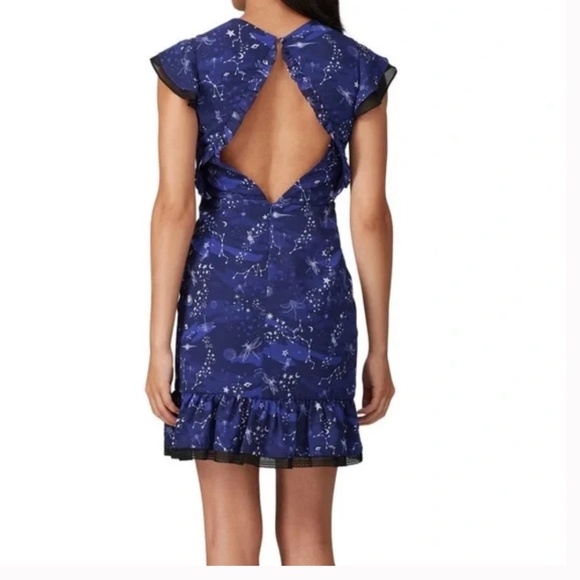 Three Floor Afterglow Celestial Star Print Dress - Picture 4 of 13